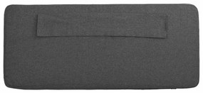 Kárpitozott fejtámla Barna és sötétszürke 160 cm Tömör fenyőfa