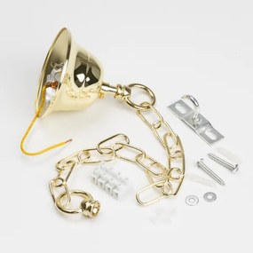 Brilagi - LED Kristály csillár láncon MOZART 5xE14/40W/230V arany