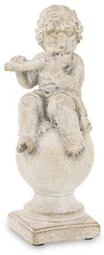 Dekoratív figura angyal Cement Szürke 19x7x7cm-1