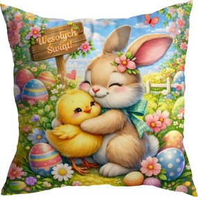 Húsvéti Párna Ajándék Nyuszi Neki 35X35 CM Nyuszi 0571