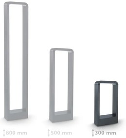 Brilagi-LED Kültéri lámpa BARI LED/7W/230V 3000/4000/6000K antracit IP54 30 cm