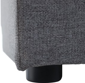 Kihúzható heverő, világosszürke, EUGI