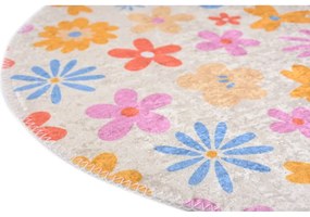 Mosható gyerek szőnyeg ø120 cm Joyfull Garden – Vitaus