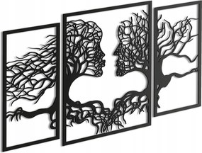 Fa kép 3D Panelek Loft stílusú fa Fali dekoráció Ajándék