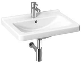 Mosdó Jika Cubito 65x48,5 cm fehér színben fényes felülettel középső nyílással 1042.4.000.104.1