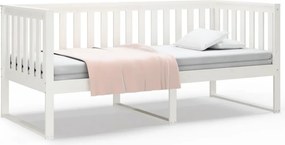 vidaXL kanapéágy ágy matrac fehér 100x200 cm tömör fa fenyőfa