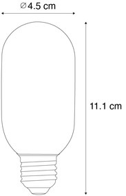 5 db E27 szabályozható LED arany T45 4W 300 lm 2200K