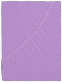Mako-jersey pamut lepedő LUXORA 180x200 cm lila