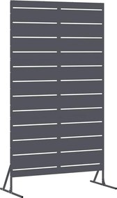 vidaXL Magánszféra Képernyő Antracit 100 x 50 x 180 cm Acél