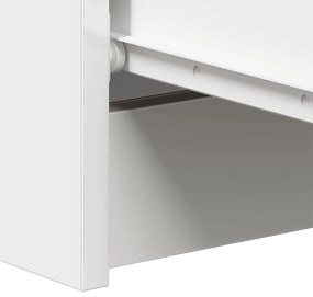 fehér szerelt fa tálalószekrény 60 x 35 x 98,5 cm