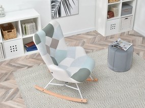 Fotel Sibyla (patchwork + fehér bükk). 1110390