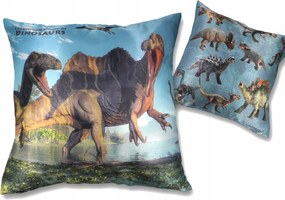 Töltettel/cipzárral ellátott párna Dinoszauruszok 12