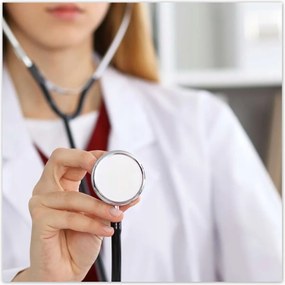 Poszterek 100x100 Beteg Orvos Sztetoszkóp