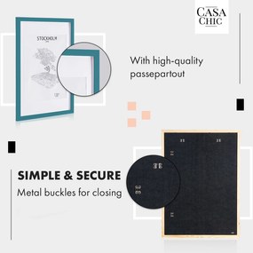 Casa Chic Kenton, képkeret, téglalap alakú, fényképek 70 x 50 cm, paszpartu, plexi