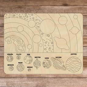 Fa montessori puzzle - Naprendszer 10 db | SENTOP