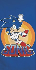 Sonic a sündisznó Power fürdőlepedő, strand törölköző 70x140cm (Fast Dry)