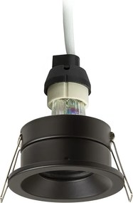 RENDL BELLA GU10 zápustná černá 230V LED GU10 15W IP65