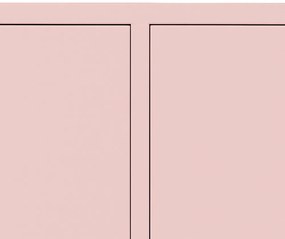 Boxie 2 ajtós fali szekrény 80x80x37 cm pink