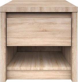 Éjjeliszekrény, DTD laminált, tölgy sonoma, NORTY