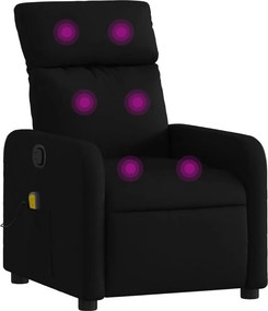 vidaXL fekete szövet masszázsfotel