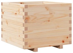 vidaXL tömör fenyőfa kerti virágtartó 60 x 60 x 49,5 cm