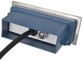 12 db süllyesztett LED lépcsőlámpa 44 x 111 x 56 mm