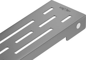 Mexen Flat M01 lineáris lefolyóhoz való burkolat, 70 cm, gun gray kefélt - 1E20070