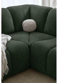 Sötétzöld sarokkanapé (bal oldali-L alakú) Shell – Miuform