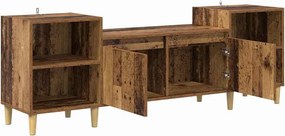 vidaXL TV szekrény Öreg fa 160 x 35 x 55 cm Faanyag