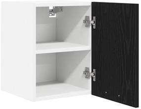 Függő szekrény Riga 2 pcs Fekete tölgy és fehér 30 x 31 x 40 cm