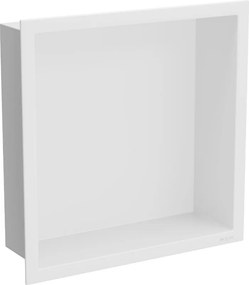 Mexen X-Wall-R süllyesztett polc peremmel 30 x 30 cm, fehér - 1920303010