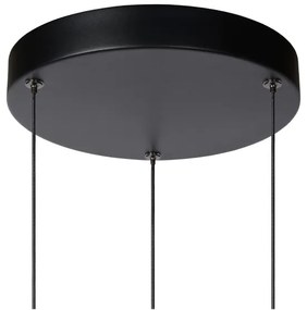 Lucide 24402/15/30 - LED Dimmelhető csillár zsinóron MARGARY 3xLED/4W/230V fekete
