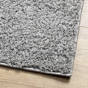 PAMPLONA szürke magas szálú bolyhos modern szőnyeg 80 x 250 cm