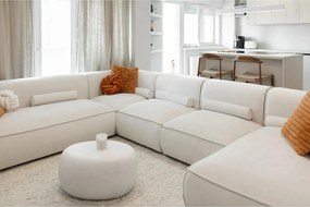 Krémszínű sarokkanapé (bal oldali) Flex Felix – Miuform