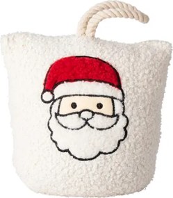 Ajtó Stopper Poliészter Homok Mikulás Mintás 18X10X20 CM