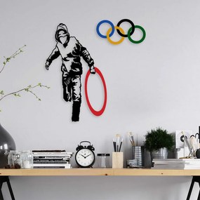 Banksy fém faldekoráció - 7