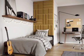 Kárpitozott panel Quadra 50x40 cm (világosszürke). 1048366
