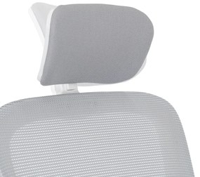 Flexo ergonomikus irodai forgószék deréktámasszal fehér