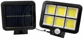 Napelemes LED reflektor 4 W-os mozgásérzékelővel