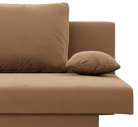 Sony kanapé, szövet anyag, hab töltet, barna