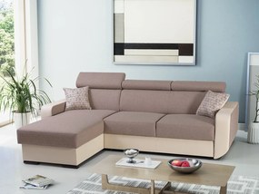 Sarokkanapé Istar (barna + bézs) (B). 630072