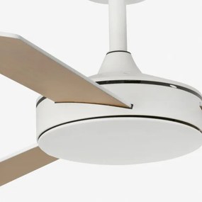 FARO 33603DCWT- Mennyezeti ventilátor MINI MALLORCA S barna/fehér átm. 106 cm WT + távirányító