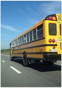 Poszterek 70x100 Sárga Schoolbus