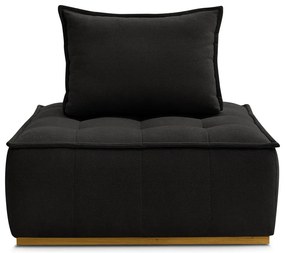 Fekete zsenília fotel Elisa – Bobochic Paris