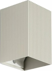 FARO 40536 - Fali lámpa SOLE 1xGU10/8W/230V szürke csipkézett szögletes