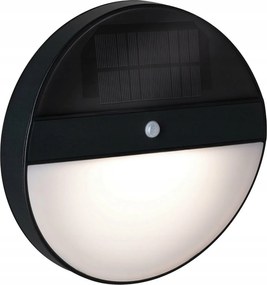 Paulmann kültéri napelemes fali lámpa Elois 3000K szenzorral, antracit