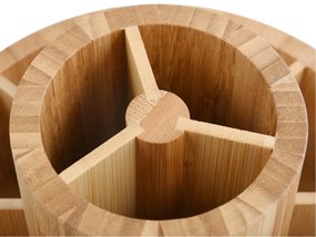 MSV Bambusz forgó kozmetikai tároló Isalys 20 x15,3 cm