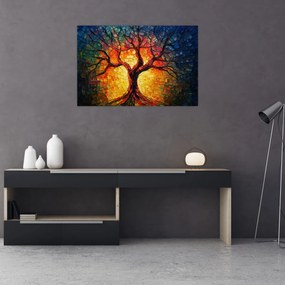 Kép - Az élet fája mozaikban (90x60 cm)