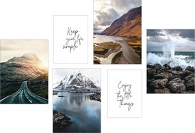 Komplett Galéria 6db-os Poszter Keret Nélkül Kpma 396