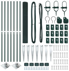 Hegesztett Drótkerítés 7 Tüskés Posta Zöld 1.4x10 m Acél